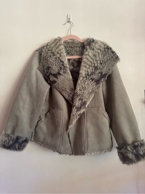 Anthropologie Jackets & Blazers - Anthropologie Faux Suede Coat, XL